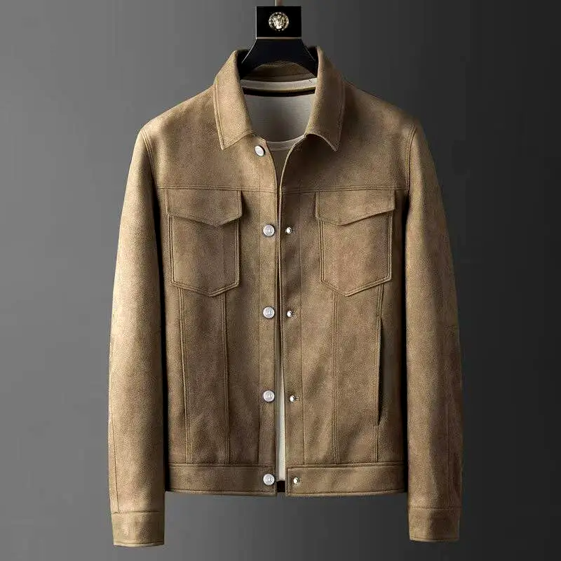 Harrison Men's Jacket | Durable Suede Blend, Versatile Style