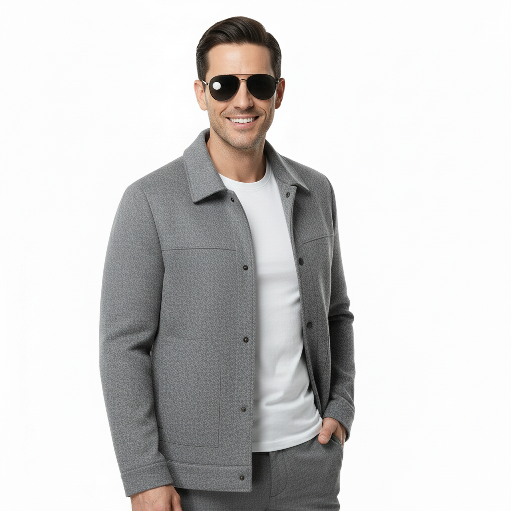 Lance Men's Winter Jacket | Wool Blend, Classic Design