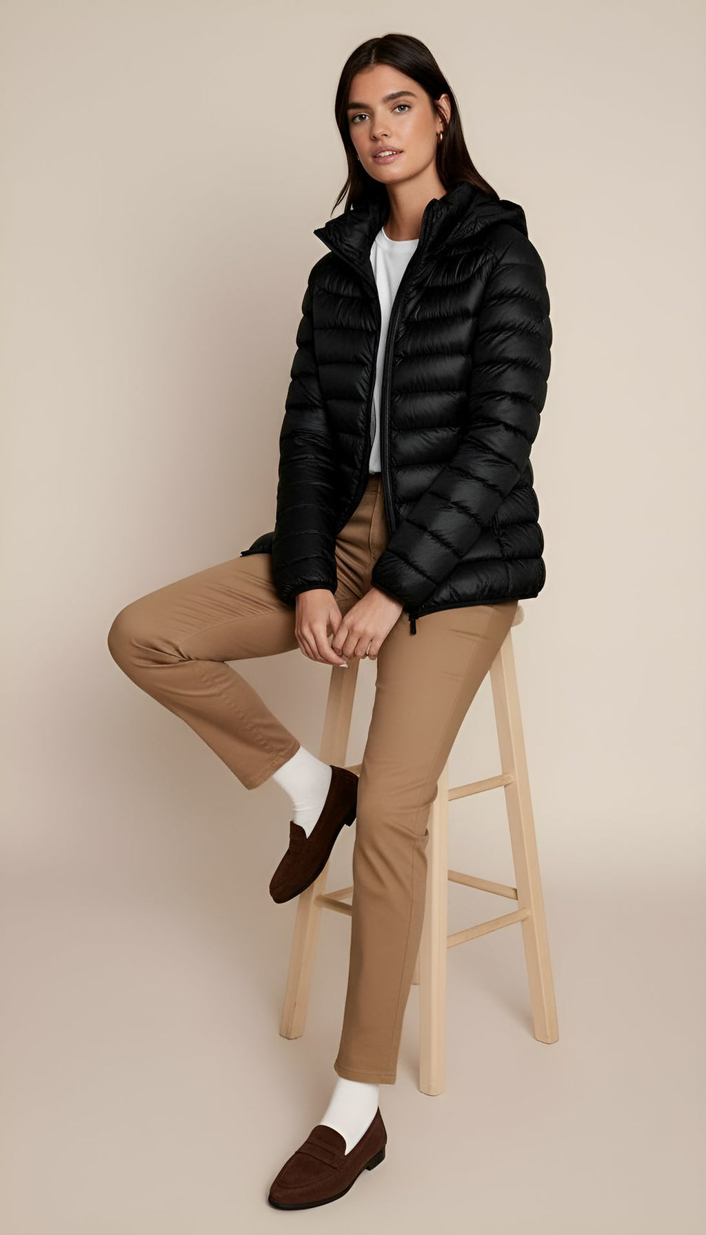 Women’s Hooded Puffer Jacket – Lightweight, Warm & Packable Winter Outerwear