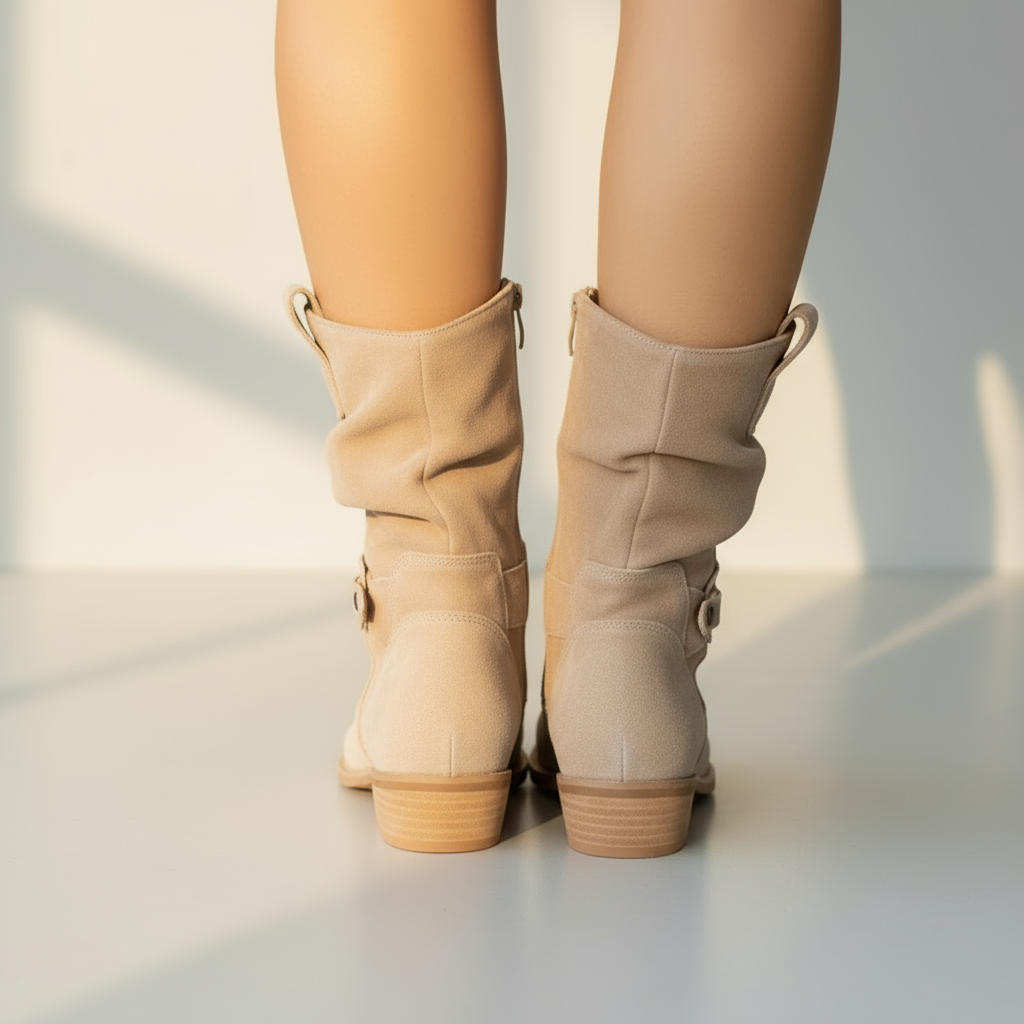 Women’s Elegant Zip Boots – Tall Chic Ankle Boots | Stylish Fall & Winter Footwear